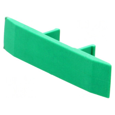 Protecție verde din poliamidă, lățime 8,2mm, rezistentă la temperaturi între -25 și 120°C, standard UL94V-0 | Electronic-mag.ro 