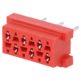 Micro-MaTch soclu mamă PIN 6 THT pentru PCB 2x3 - Conector electronic de înaltă calitate | Electronic-mag.ro | Componente Electr