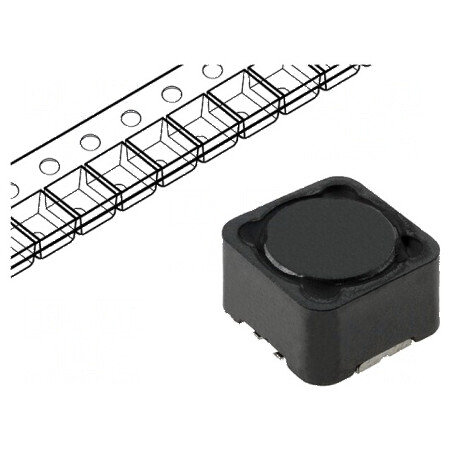 Inductor SMD 33uH 3,9A 53mΩ ±20% 12x12x8mm temperatură operare -40÷85°C | Electronic-mag.ro | Componente Electronice