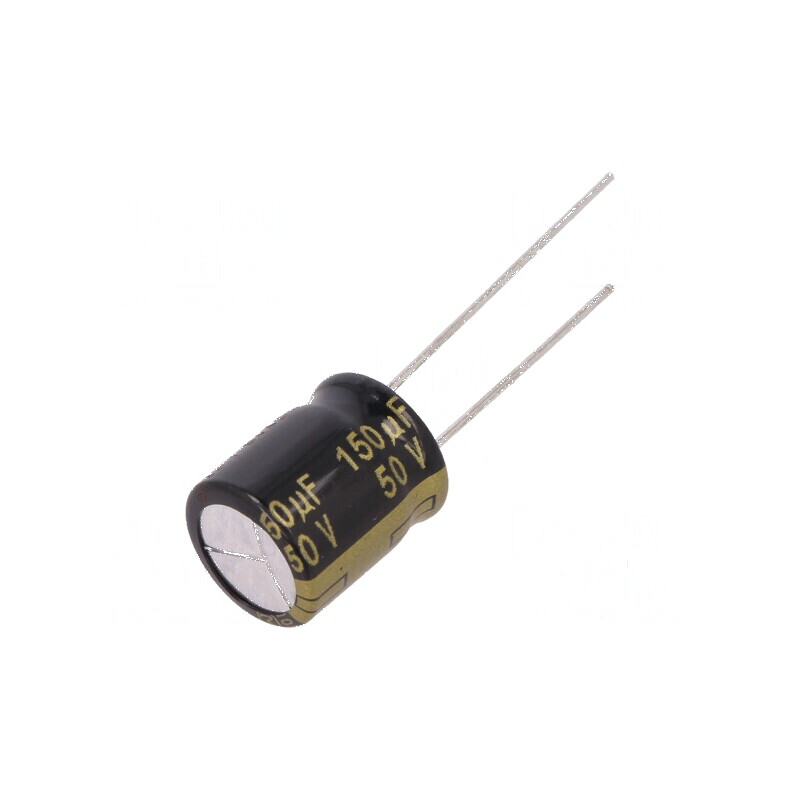 Condensator electrolitic low ESR THT 150uF 50VDC Ø10x12,5mm - Componentă electronică pentru circuite | Electronic-mag.ro | Compo Condensator electrolitic low ESR THT 150uF 50VDC Ø10x12,5mm - Componentă electronică pentru circuite | Electronic-mag.ro | Compo