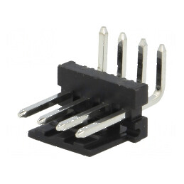 Conector cablu-placă soclu tată PIN 4 3,96mm THT MAS-CON - Componentă electronică profesională | Electronic-mag.ro | Componente 