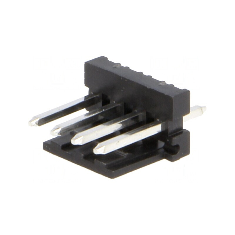 Conector cablu-placă soclu tată PIN 4, 3,96mm THT MAS-CON - Componentă electronică de calitate | Electronic-mag.ro | Componente 