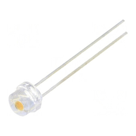 LED 4,8mm alb cald 120° convex, 18lm, Nr. term: 2 | Electronic-mag.ro | Componente Electronice