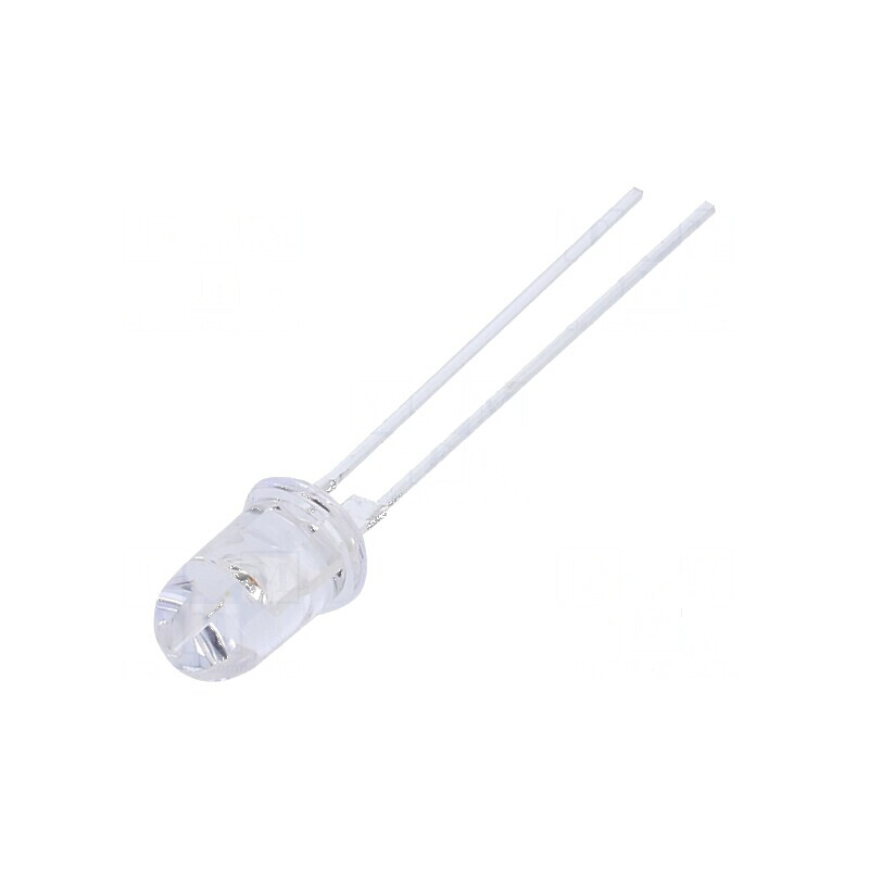 LED 5mm portocalie 40000÷48000mcd 60° convex pentru iluminat | Electronic-mag.ro | Componente Electronice