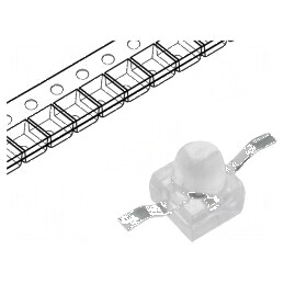 LED SMD Gull wing roșie 1500÷2400mcd 2,21x2,92x2,21mm 20° pentru iluminat și semnalizare | Electronic-mag.ro | Componente Electr