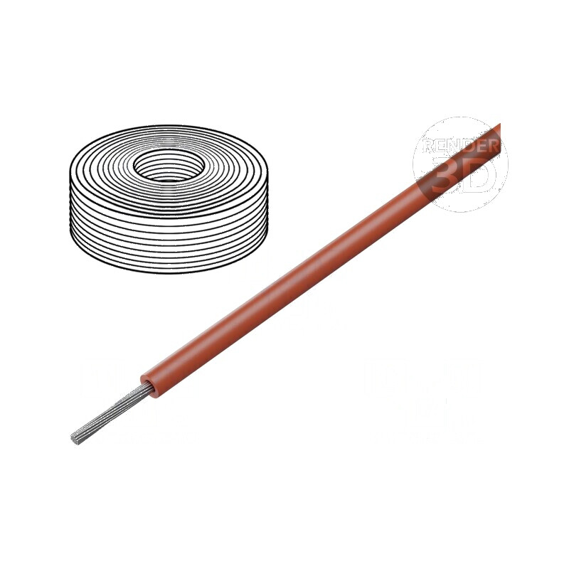 Cablu SiF 1x0,5mm2 litat Cu LSZH silicon roșu rezistent la temperaturi -60÷180°C, 100m | Electronic-mag.ro | Componente Electron Cablu SiF 1x0,5mm2 litat Cu LSZH silicon roșu rezistent la temperaturi -60÷180°C, 100m | Electronic-mag.ro | Componente Electron