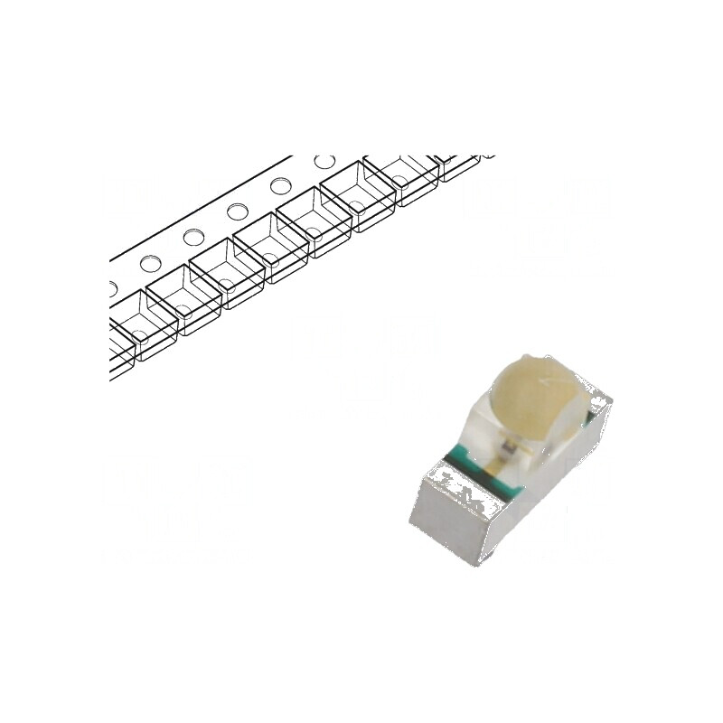 Emiţător IR 940nm transparent 28mW 9° SMD - Dimensiuni 3,2x2,51x1,2mm | Electronic-mag.ro | Componente Electronice