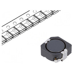 Inductor SMD 180uH 840mA 419mΩ ±20% 10,3x10,4x5mm pentru circuite electronice | Electronic-mag.ro | Componente Electronice