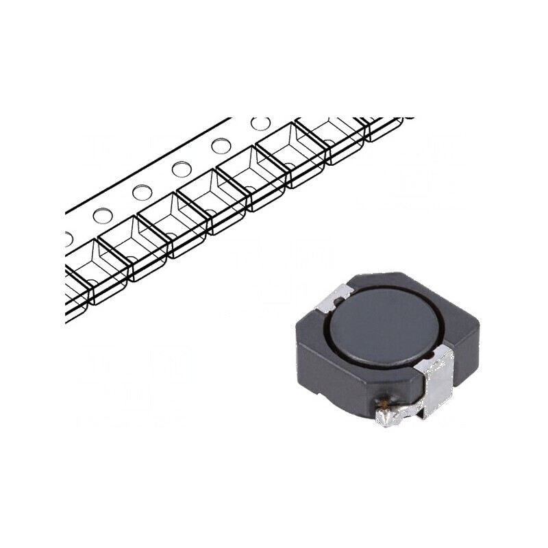 Inductor SMD 180uH 840mA 419mΩ ±20% 10,3x10,4x5mm pentru circuite electronice | Electronic-mag.ro | Componente Electronice Inductor SMD 180uH 840mA 419mΩ ±20% 10,3x10,4x5mm pentru circuite electronice | Electronic-mag.ro | Componente Electronice
