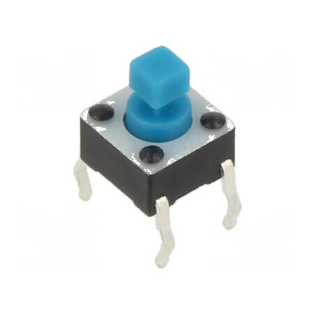 Microîntrerupător TACT SPST-NO 0,05A/12VDC THT 1,57N - Pozitie 2 | Electronic-mag.ro | Componente Electronice