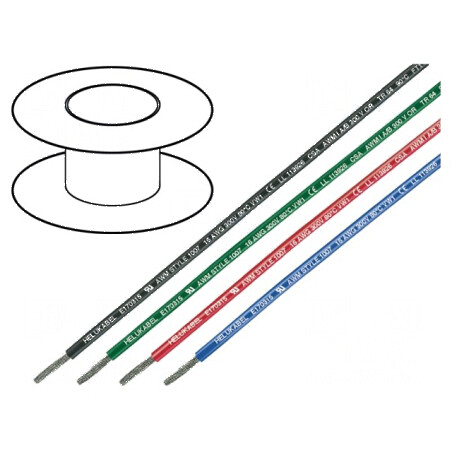 Cablu litat 20AWG PVC maro 300V Clasa 5 1x20AWG | Electronic-mag.ro | Componente Electronice