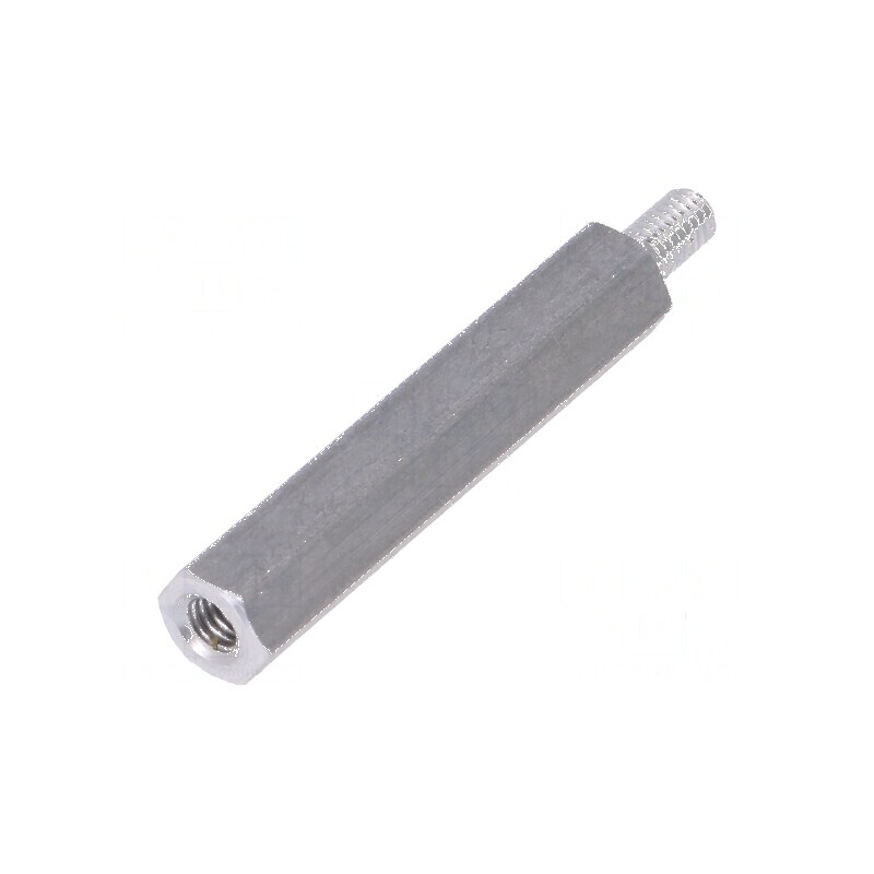 Piuliță distanțieră filetată M3, 30mm, filet interior și exterior M3 | Electronic-mag.ro | Componente Electronice