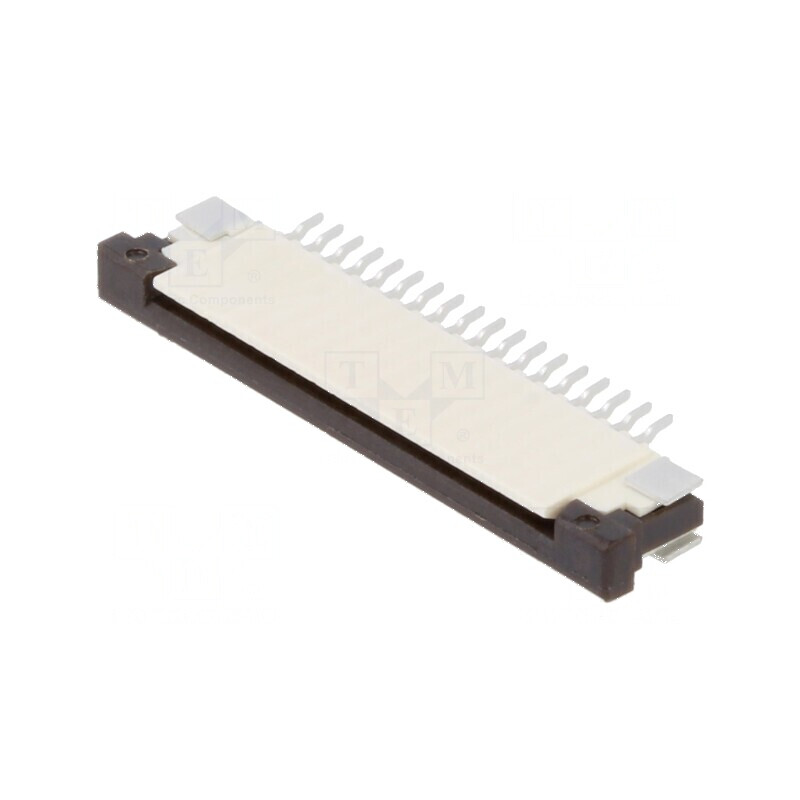 Conector FFC/FPC orizontal 18 pini ZIF SMT 50V 0,4A -25÷85°C | Electronic-mag.ro | Componente Electronice