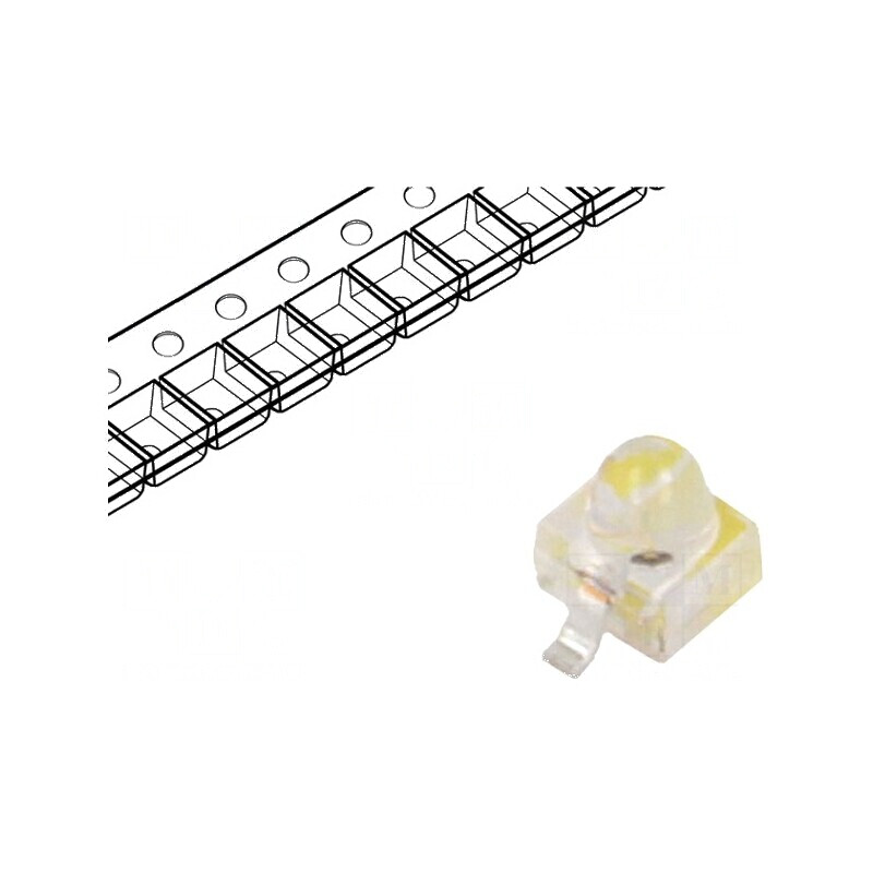 LED SMD Gull wing ambră 160-500mcd 2,21x2,08x2,92mm 15° 20mA - Lumină eficientă pentru proiecte electronice | Electronic-mag.ro 