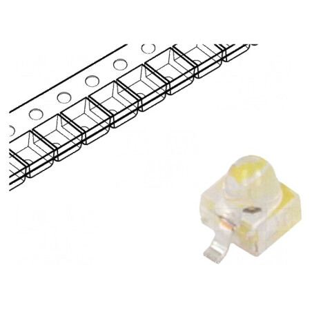 LED SMD Gull wing ambră 160-500mcd 2,21x2,08x2,92mm 15° 20mA - Lumină eficientă pentru proiecte electronice | Electronic-mag.ro 