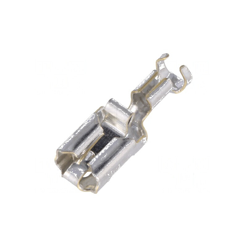 Terminal plat 6,3mm mamă 0,8mm pentru cablu 2,5÷4mm2 - crimpat | Electronic-mag.ro | Componente Electronice