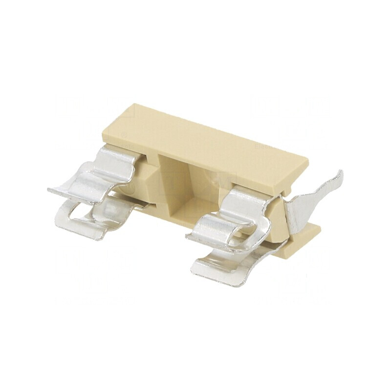 Clemă siguranţe cilindrice THT 5x20mm galbenă 6,3A 30÷85°C | Electronic-mag.ro | Componente Electronice Clemă siguranţe cilindrice THT 5x20mm galbenă 6,3A 30÷85°C | Electronic-mag.ro | Componente Electronice