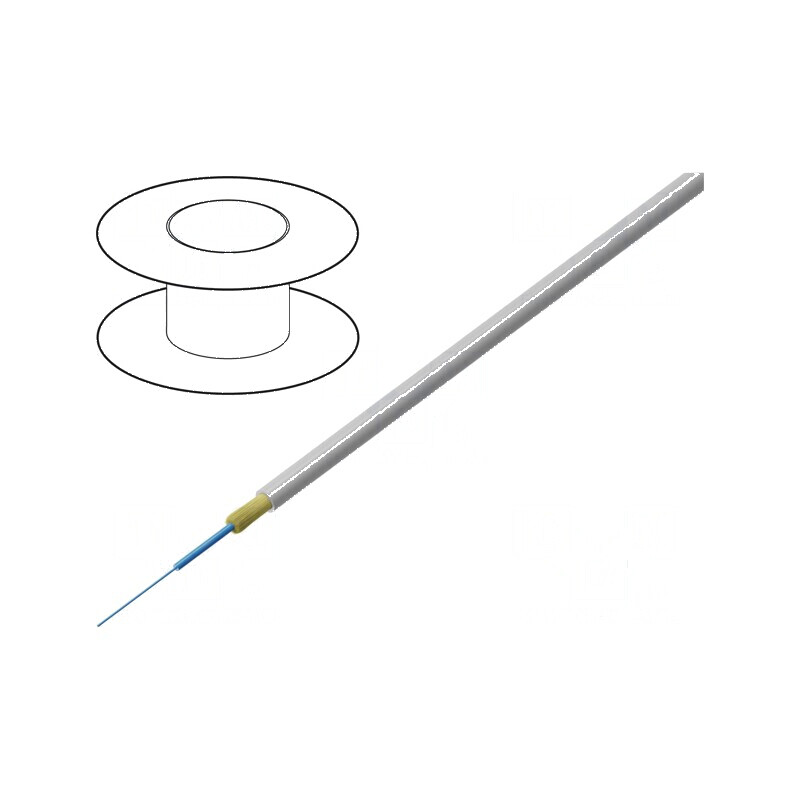 Cablu fibră optică VC-D30, Ø 3mm, Tip SMF G657A1 | Electronic-mag.ro | Componente Electronice