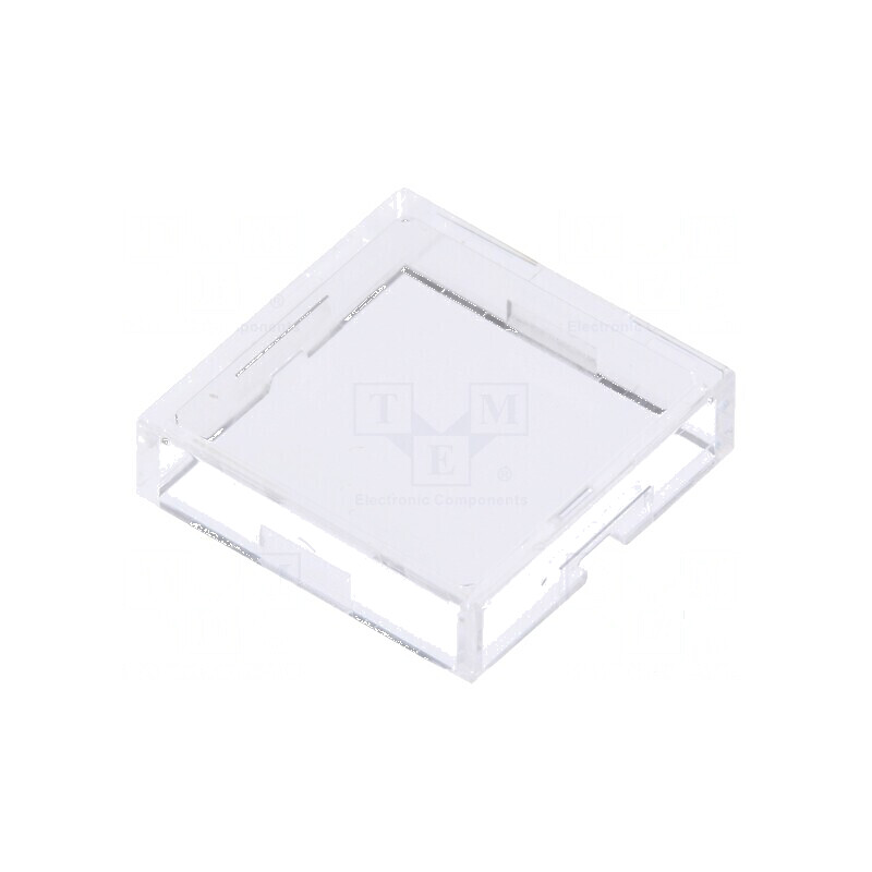 Capişon transparent UB 12x12x3mm pentru protecția conexiunilor | Electronic-mag.ro | Componente Electronice
