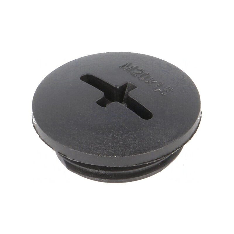 Capac de protecție M20 1,5 IP54 din poliamidă neagră SKINDICHT® pentru cabluri | Electronic-mag.ro | Componente Electronice