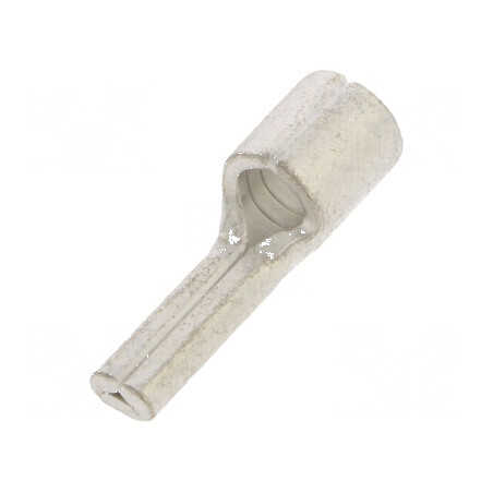 Vârf tip ac 4,3mm 10mm2 crimpat pe cablu drept neizolat 8AWG - Conector electric de calitate | Electronic-mag.ro | Componente El