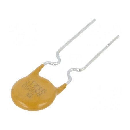 Siguranţă polimerică PTC 500mA Imax 40A PCB THT MF-RX/72 - Protecţie electrică eficientă | Electronic-mag.ro | Componente Electr