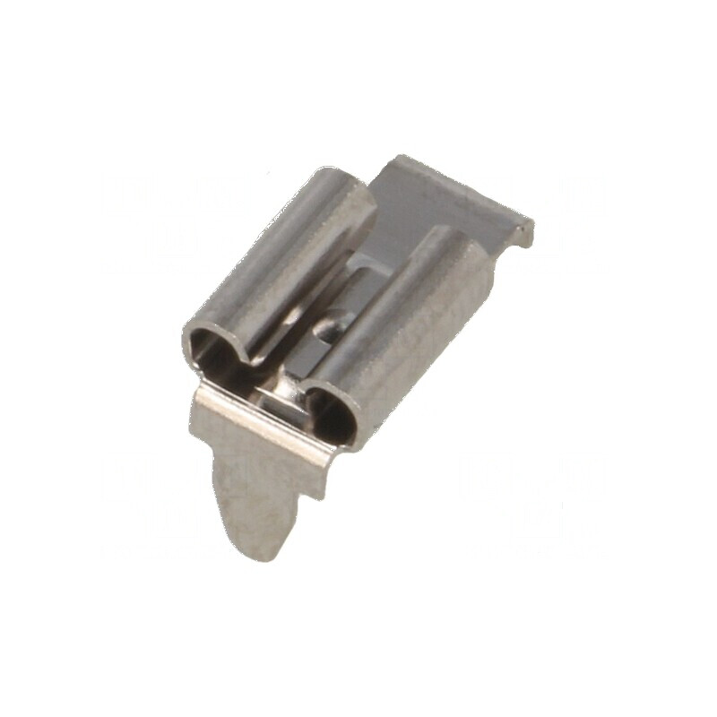 Terminal plat 4,8mm 0,5mm mamă THT din alamă cositorită | Electronic-mag.ro | Componente Electronice
