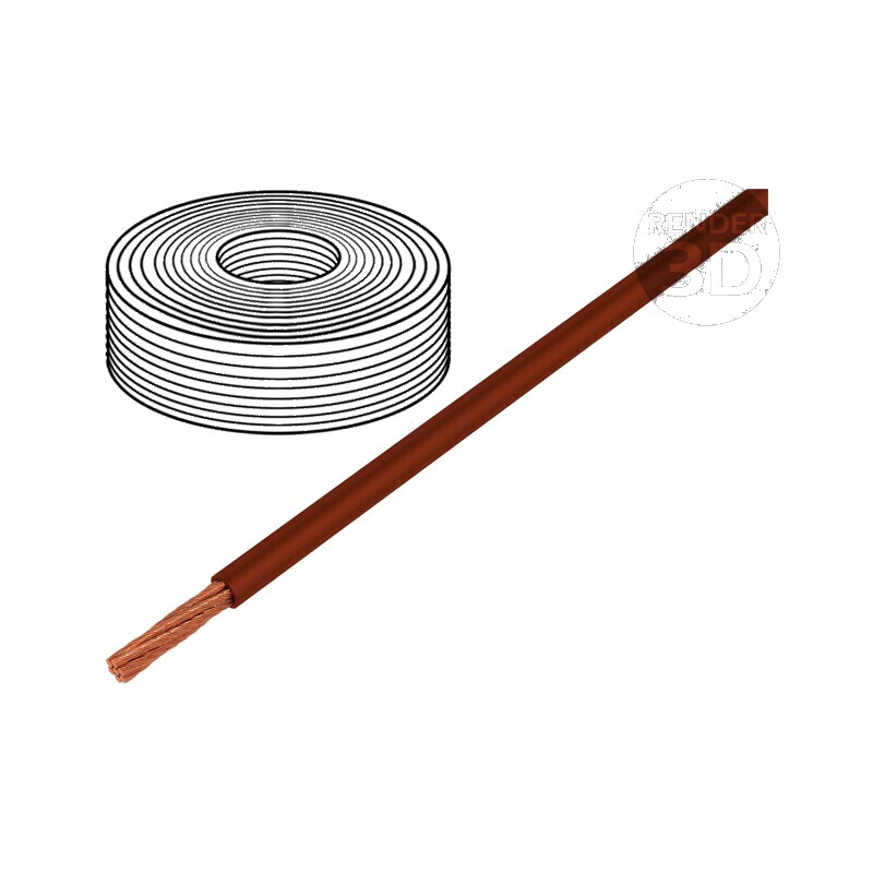 Cablu LifY 1x0,1mm2 litat Cu PVC maro 300V 15-80°C Clasa 6 pentru instalații electrice | Electronic-mag.ro | Componente Electron Cablu LifY 1x0,1mm2 litat Cu PVC maro 300V 15-80°C Clasa 6 pentru instalații electrice | Electronic-mag.ro | Componente Electron