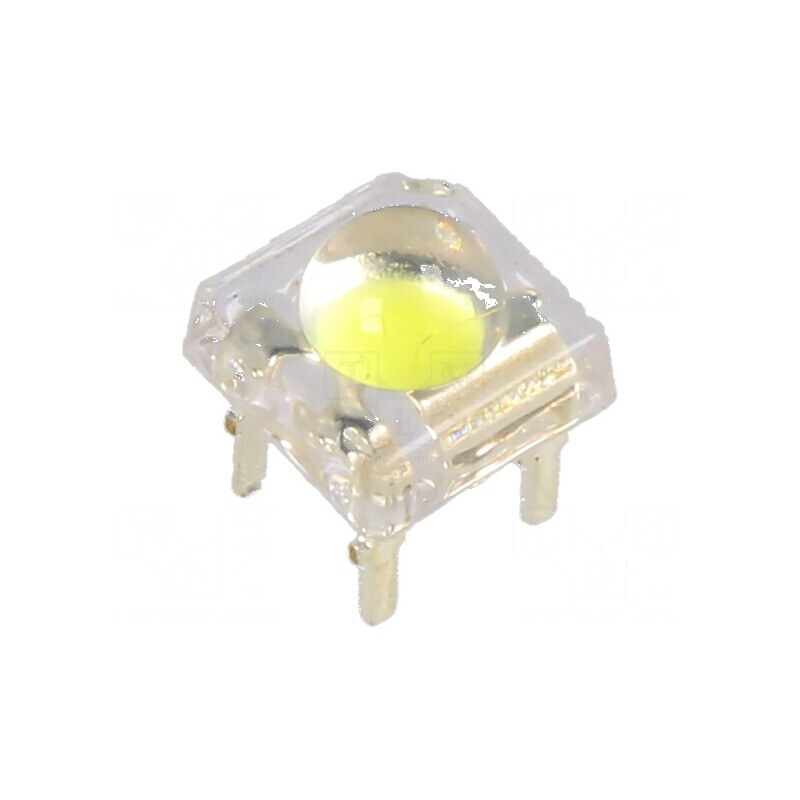 LED Super Flux alb rece 7,62x7,62mm 18000-22000mcd 25-28lm | Electronic-mag.ro | Componente Electronice