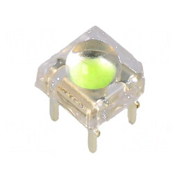 LED Super Flux 7,62x7,62mm Albastru Ice Blue 25-28lm 120° - Lumină Eficientă pentru Iluminat Interior/Exterior | Electronic-mag.