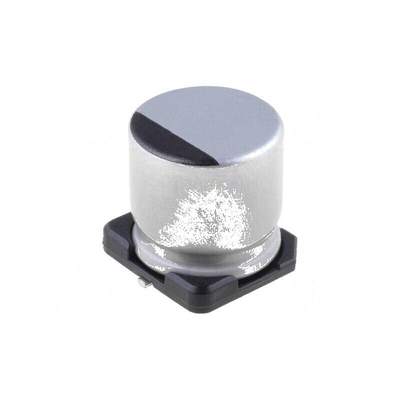 Condensator electrolitic SMD 680uF 6,3VDC low ESR Ø8x10mm | Electronic-mag.ro | Componente Electronice