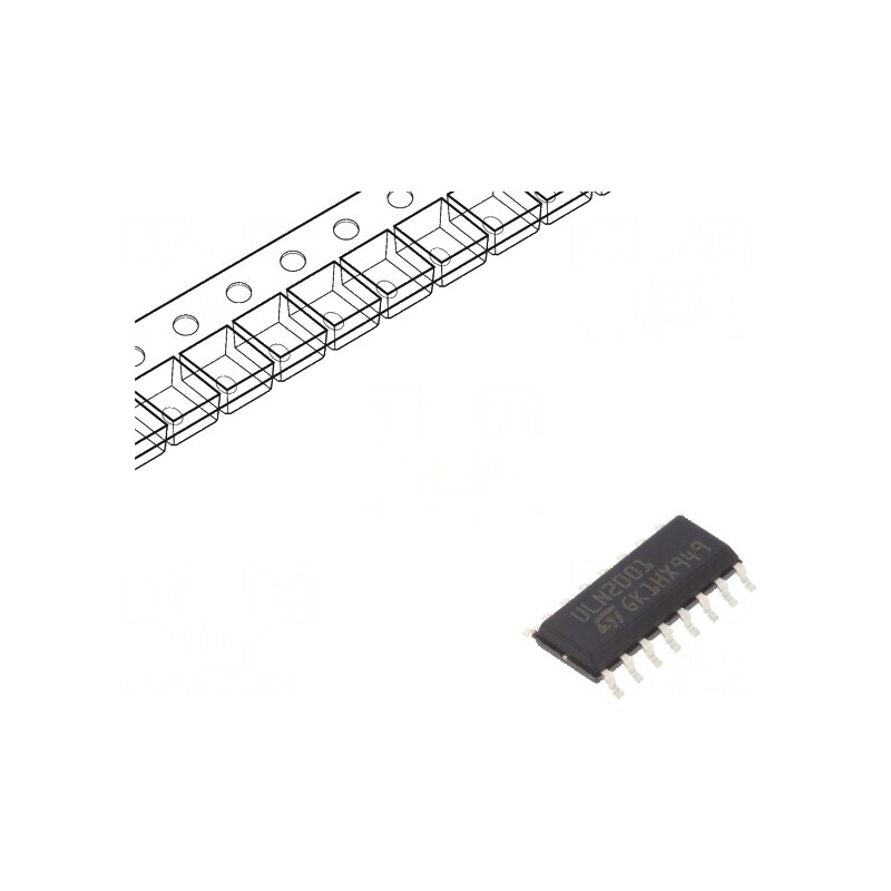 Driver Darlington IC SO16 - Matrice de tranzistoare 0,5A 50V | Electronic-mag.ro | Componente Electronice Driver Darlington IC SO16 - Matrice de tranzistoare 0,5A 50V | Electronic-mag.ro | Componente Electronice