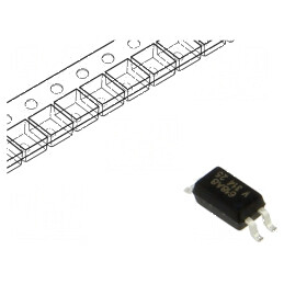 Optocuplor SMD cu 1 Ieșire, Tranzistori, Izolație 3,75kV, Tensiune Colector-Emetator 80V | Electronic-mag.ro | Componente Electr