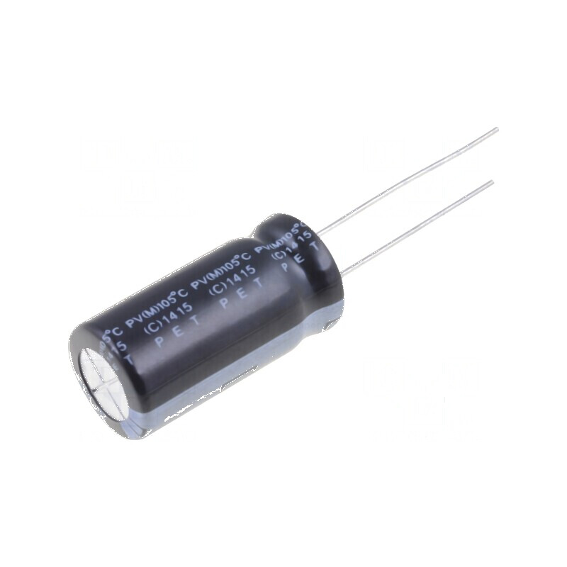 Condensator electrolitic THT 22uF 400VDC Ø12x25mm Raster 5mm pentru circuite electronice | Electronic-mag.ro | Componente Electr