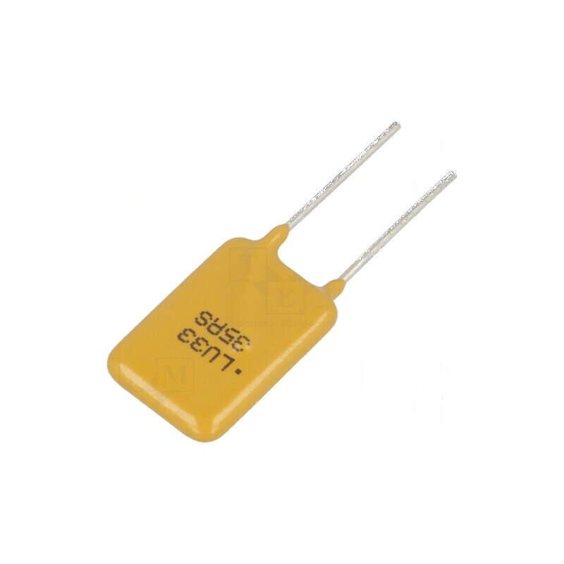 Siguranţă polimerică PTC 330mA Ø0,65x7,6mm pentru protecţie electrică | Electronic-mag.ro | Componente Electronice
