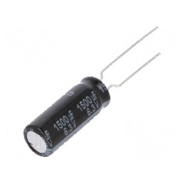 Condensator electrolitic low ESR THT 560uF 25VDC Ø8x20mm - componentă electronică de calitate | Electronic-mag.ro | Componente E