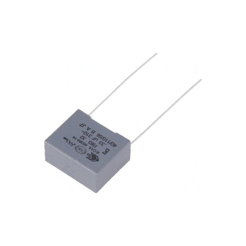 Condensator polipropilenă X2 F863 0,33uF 18x14,5x8,5mm - Componentă electronică de calitate | Electronic-mag.ro | Componente Ele