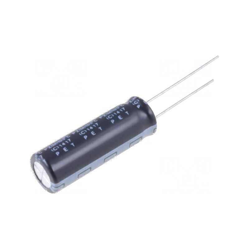 Condensator electrolitic THT 27uF 400VDC Ø10x30mm ±20% 2000h pentru circuite electrice | Electronic-mag.ro | Componente Electron