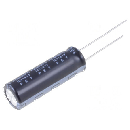 Condensator electrolitic THT 27uF 400VDC Ø10x30mm ±20% 2000h pentru circuite electrice | Electronic-mag.ro | Componente Electron
