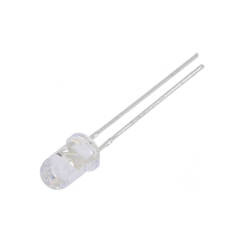 LED Verde 5mm 5800mcd 30° Convex - Nr. Term: 2 | Electronic-mag.ro | Componente Electronice