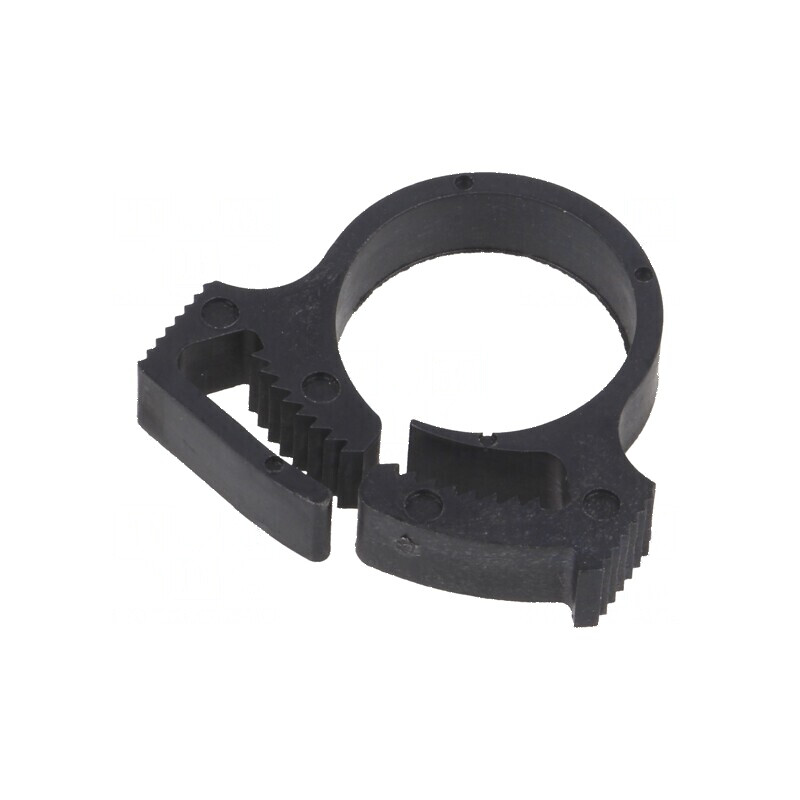 Clipsuri Øbuclă din poliamidă neagră UL94HB, 14,5÷16,6mm, lățime 5,9mm | Electronic-mag.ro | Componente Electronice