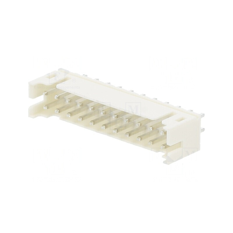 Conector cablu-placă soclu tată PIN 22 Pas 2mm THT 100V 2A pentru conectare sigură | Electronic-mag.ro | Componente Electronice