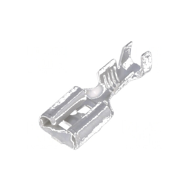 Terminal plat 6,3mm mamă pentru cablu 1÷2,5mm2 crimpat 0,8mm | Electronic-mag.ro | Componente Electronice