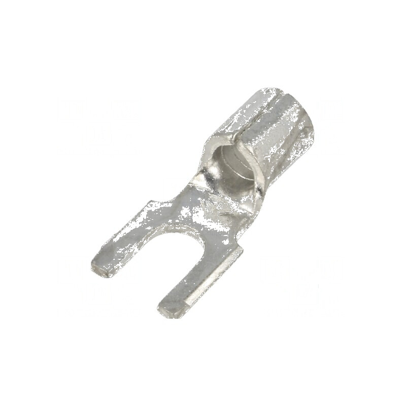 Furcă M4 crimpat pe cablu neizolat din cupru 12AWG÷10AWG | Electronic-mag.ro | Componente Electronice