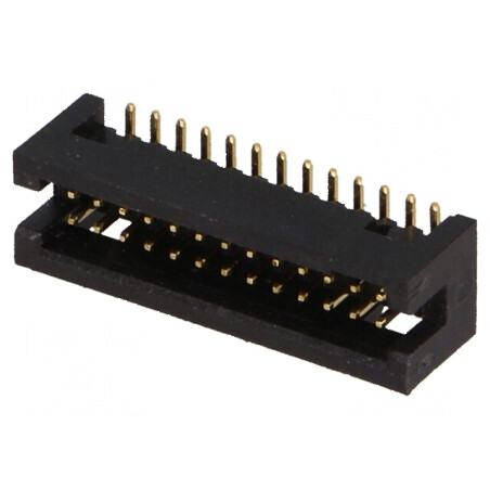 Conector IDC soclu tată 26 PIN drept SMT cu finisaj aur 1,27mm | Electronic-mag.ro | Componente Electronice