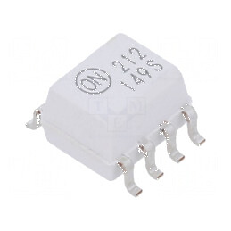 Optocuplor SMD SO8 cu 1 Canal și Ieșire Tranzistori, Izolație 2,5kV, Tensiune Maximă 6V | Electronic-mag.ro | Componente Electro