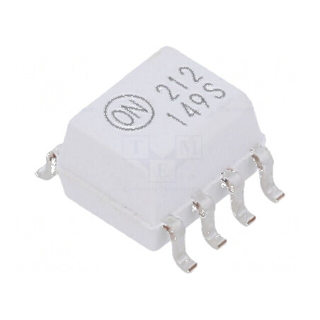 Optocuplor SMD SO8 cu 1 Canal și Ieșire Tranzistori, Izolație 2,5kV, Tensiune Maximă 6V | Electronic-mag.ro | Componente Electro