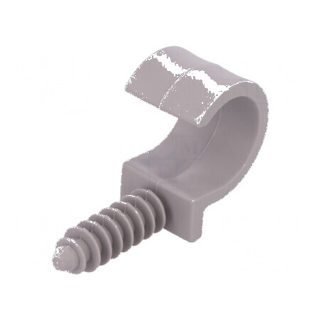 Element de susținere RING 22, Øbuclă 22mm, Øorif.mont 8mm, gri | Electronic-mag.ro | Componente Electronice