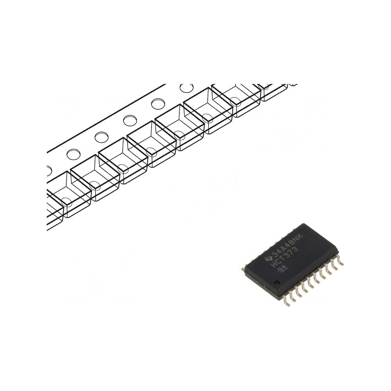 Clichet digital transparent IC D Ch: 8 4,5÷5,5VDC SMD SO20 | Electronic-mag.ro | Componente Electronice