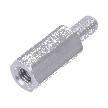 Piuliță distanțieră filetată 15mm M4 interior și exterior | Electronic-mag.ro | Componente Electronice
